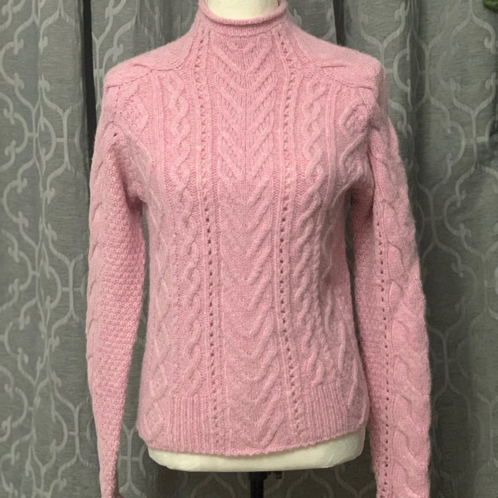 NWT Rag and Bone Pink Wool Sweater in Sz XXS